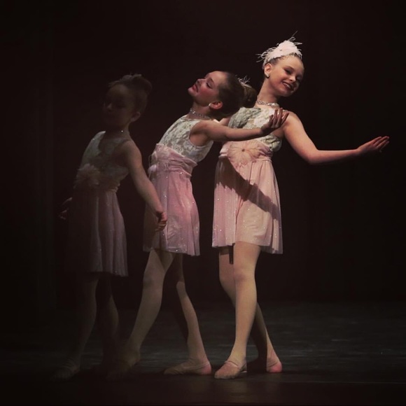 Weissman LC lyrical pink and cream dance costume - Picture 3 of 4